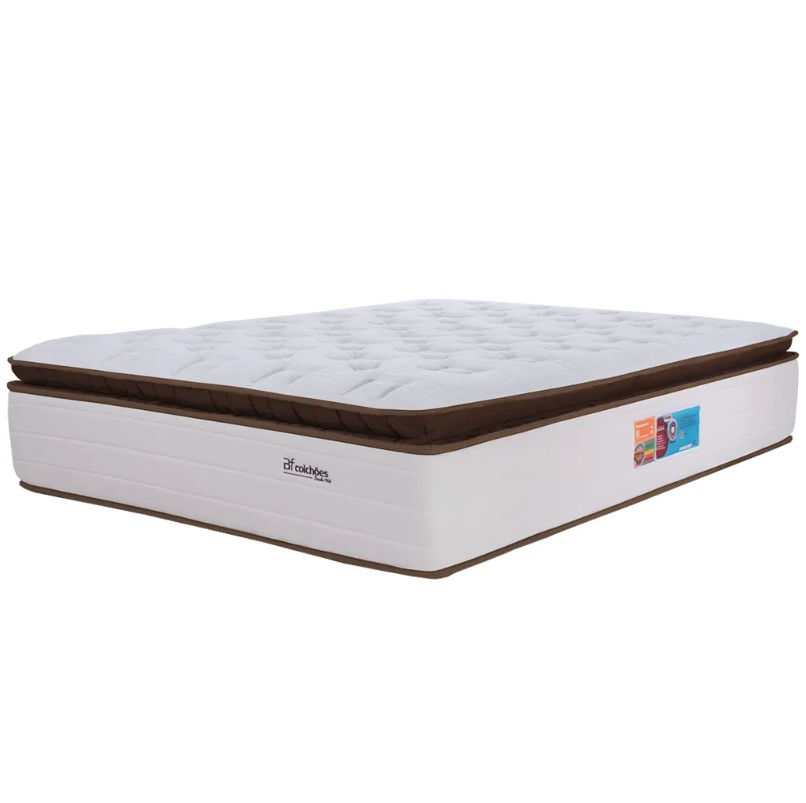 Premium Sleep com Pillow Top de Conforto e Molas Ensacadas