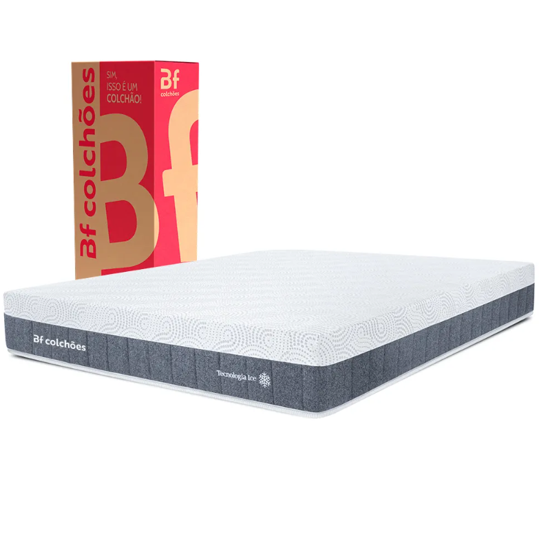 Colchão BF Ice com Tecnologia Sense Ice e Espuma da NASA